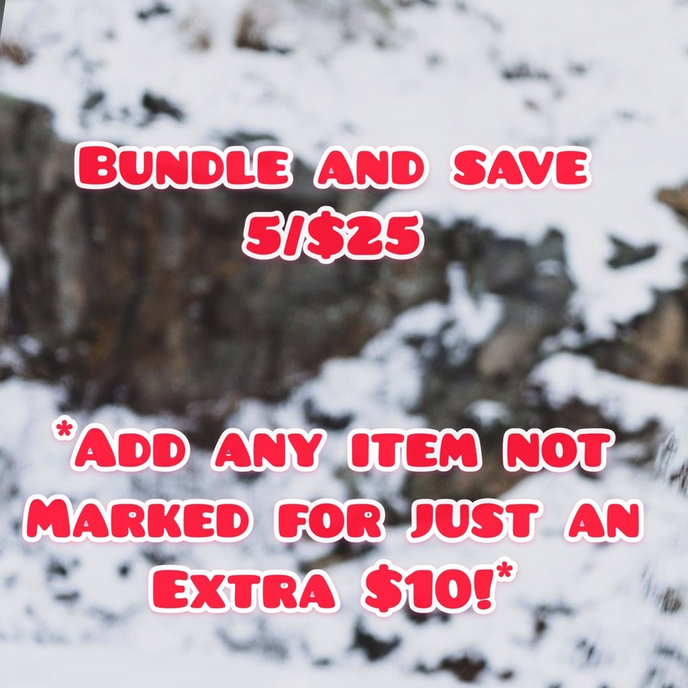 5/$25 ❤️ BUNDLE & SAVE!